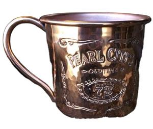 Taza de Cobre con Acabado Martillado de Diseño Antiguo, Estilo Moderno para Hotel, Bar, Vino - Product Image 1