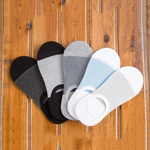 Venta al por mayor de los hombres Cool Max No Show calcetines deportivos Casual antibacteriano antideslizante verano inferior logotipo personalizado y tamaño colores - Product Image 5