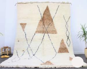 Designer marocain prix de gros Design vintage tapis de laine touffeté à la main en gros berbère marocain pour tapis de salon - Product Image 1