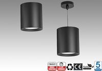 Lampe suspendue LED à intensité variable, tube long, pour îlot de cuisine, salle à manger, boutique, bar, décoration, luminaire cylindrique en forme de tuyau
