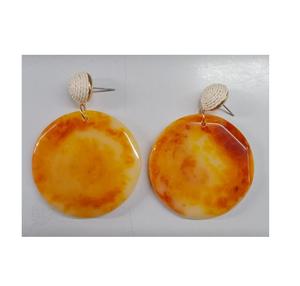 Boucles d'oreilles en résine de bois, bijoux fantaisie, exportateur indien, taille personnalisable pour femmes, fiançailles, mariage - Product Image 5