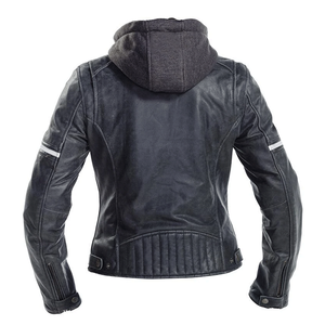 Lady Grey Retro Genuine Leather High Performance Motorbike Jacket CE Approved Racing Protections Motorcycle Jacket For Women - Product Image 2