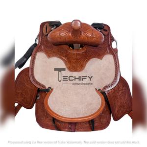 Selle Western en cuir artisanal de haute qualité pour l'équitation - Product Image 3