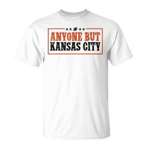 Camiseta de Anyone but Kansas City con diseño personalizable Anyone but Kc - Product Image 1