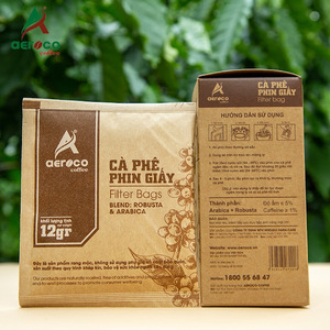 Natural Filter Coffee <b>Roasting</b> 120g Filter <b>Bag</b> Box Wholesale High Quality 100% Pure Paper, Sweet And Fragrant Aftertaste Best - Product Image 3