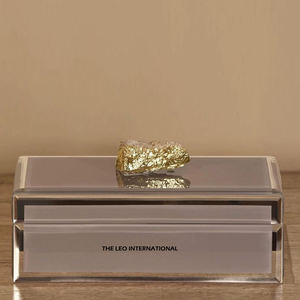 Caja de joyería de metal hecha a mano de la más alta calidad para decorar el hogar - Product Image 1