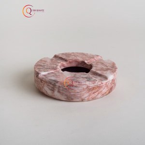Cendrier en marbre merveilleux le plus vendu accessoire de fumer résistant à la rouille de couleur rose chic pour le stockage de cendres de bar d'hôtel - Product Image 5