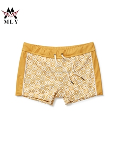 Fournisseurs Maillots de bain Slip de bain à rayures imprimées et coupe carrée Maillots de bain pour hommes - Product Image 5