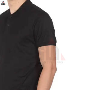 Nouveau best-seller Polo moderne uni décontracté de golf avec logo personnalisé pour hommes Polo tricoté chemise de haute qualité en vente - Product Image 6