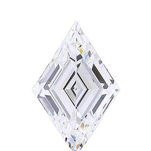 Diamant de laboratoire en forme de losange 2 carats E VS2 certifié IGI, taille losange, non monté - Product Image 2