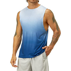 Men Basic <b>Workout</b> <b>Tank</b> <b>Top</b> Plain Muscle Vest for Fitness & Running Men Sleeveless Sports <b>Tank</b> Breathable Muscle Training Vest - Product Image 5