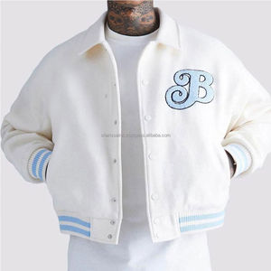 Vestes de survêtement en toile personnalisées, vêtements décontractés de haute qualité, grande taille, logo frontal pour la vente en ligne - Product Image 2