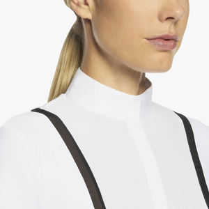 Camisas de equitación de mujer al por mayor personalizadas camisa de manga corta de espectáculo ropa ecuestre camisas de equitación - Product Image 5