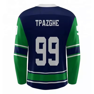 Nouveau Style OEM Personnalisé Joueurs Professionnels Polyester Mesh Maillot de Hockey sur Glace pour Hommes Custom Made Ice Hokey Jersey Hommes THT WEARS - Product Image 3