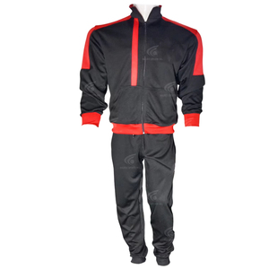Survêtement décontracté à capuche au design premium, coupe régulière, respirant, en polyester/coton, vêtements de sport pour hommes - Product Image 1