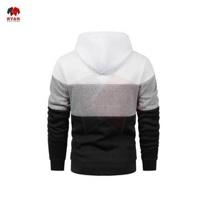 เสื้อฮู้ดดี้ผู้ชายแบบสั่งทำสีพิเศษ ออกแบบโลโก้ พิมพ์ลาย ปัก รับผลิตแบบ OEM และ ODM เสื้อผ้าลำลองแนวสตรีท ขายส่งจากโรงงาน - Product Image 2