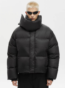 Chaqueta Cortavientos Personalizada OEM, Chaqueta Acolchada con Cuello, Chaqueta de Invierno para Hombre, Chaqueta Acolchada de Algodón, Ligera, Envío DDP - Product Image 2