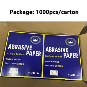 Papel de <span class=keywords><strong>Lija</strong></span> Impermeable Húmedo y Seco de 230 mm x 280 mm, Papel de <span class=keywords><strong>Lija</strong></span> Abrasivo de Carburo de Silicio para Lijar y Pulir - Product Image 6