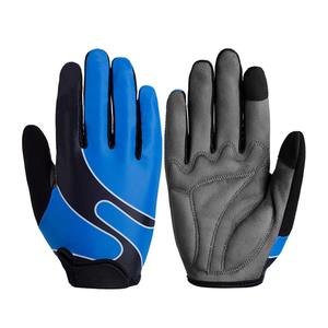 Gants de cyclisme demi-doigt en cuir respirant-Couleurs et tailles personnalisables écologiques pour la sécurité des vélos en plein air - Product Image 6