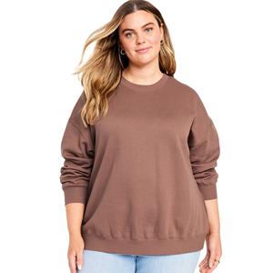 Sudaderas de manga larga con estampado de logotipo personalizado para mujer, Top corto bordado de diseño múltiple, suéter transpirable para mujer - Product Image 2