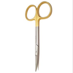 Tijeras de Iris con punta fina Tc curvada, tijeras médicas de carburo de tungsteno reutilizables de 4,5 pulgadas, tijeras de Iris curvas con punta quirúrgica Tc - Product Image 5