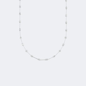 Collar con diamantes de corte mixto de 5.50 quilates con engaste de bisel - Product Image 5