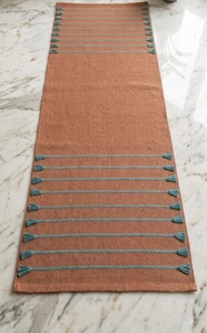Tapete de Ejercicio Rectangular Contemporáneo de Chenilla con Patrón Impreso, Base de Goma Antideslizante, Grosor Medio, para Uso Doméstico - Product Image 2