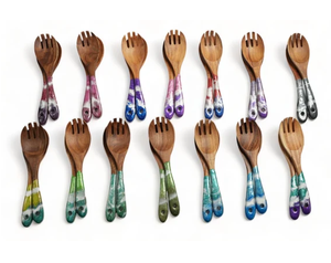 Wood Salad Server <b>Spoon</b> Set Classic Design Dinner Table decorate <b>Ice</b> <b>Cream</b> Used <b>Spoon</b> Wholesale Price - Product Image 4