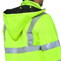 Chaqueta de Trabajo de Alta Visibilidad, Estilo Clásico, Ignífuga, Transpirable, Ligera, Antiarrugas, Fácil de Usar, para Trabajo Industrial