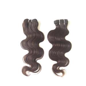 Extensiones de Cabello Humano Natural Indio, Tejido a Máquina, Cabello Virgen de Templo, Doble Trama, Proveedor Mayorista - Product Image 3