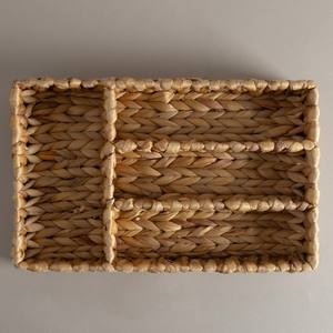 Contenedor de utensilios de cocina de alta calidad, bandejas para cubiertos de jacinto de agua, bandeja dividida de menor costo - Product Image 4