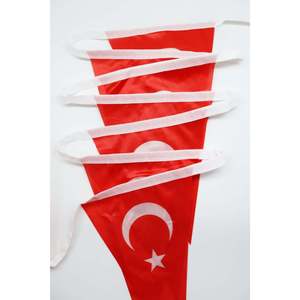 Burlap Triangular Flag Bunting for Celebrations & Events - Product Image 5