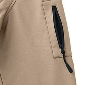 Nueva chaqueta Softshell con estampado personalizado para hombre chaqueta impermeable a prueba de viento con capucha para exteriores - Product Image 6
