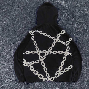 Custom Made 100% Cotton Solid Pullover <b>Hoodies</b> for Men Breathable Full Sleeves Streetwear Winter OEM Blank <b>Hoodies</b> - Product Image 4