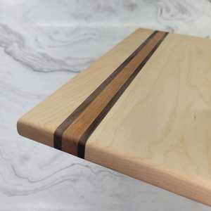 Planche à découper et plateau de service en bois Forme rectangulaire durable 12mm d'épaisseur - Product Image 2