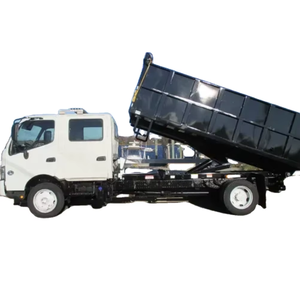 ¡COMPRA AHORA! Manipuladores de servicio pesado para camiones volquete HINO195 CREW de 4 puertas y cabina doble de 2017 - Listos para enviar. - Product Image 1