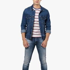 100% <b>Men</b> Collection Comfortable Wear Fashion Wear <b>Men</b> Denim <b>Jacket</b> Premium Quality Budget Friendly <b>Men</b> Article's Denim <b>Jacket</b> - Product Image 4