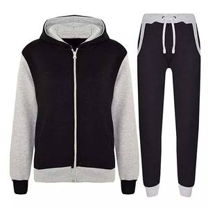 2023 <b>Top</b> quality cotton <b>fleece</b> wholesale tracksuits sets customized logo manufacture zipper winter sports <b>man</b> tracksuit set - Product Image 2
