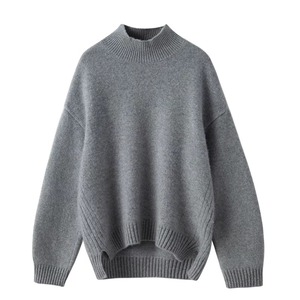 Vente en gros de pulls tricotés à col roulé personnalisés OEM Fournisseur direct d'usine Chaud printemps 100% laine anti-boulochage pour hommes - Product Image 1