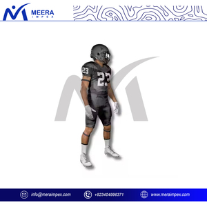 Conjunto de uniforme de fútbol americano de alta calidad, Camiseta y pantalón de equipo personalizados, ropa deportiva transpirable de secado rápido para entrenamiento y Club - Product Image 3