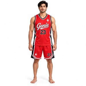 Tenues de basket-ball personnalisées, ensemble maillot et short d'équipe, vêtements de sport légers, respirants et à séchage rapide pour les entraînements et les matchs - Product Image 1