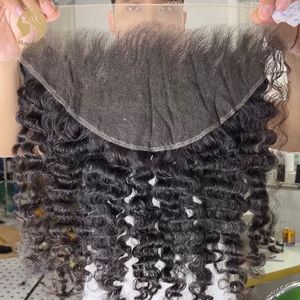 Pelucas Frontales de Encaje HD 13x4 13x6 de Cabello Humano Natural Vietnamita Premium, Rizado Birmano, de 8 a 40 Pulgadas, Venta al por Mayor Directa de Fábrica - Product Image 1