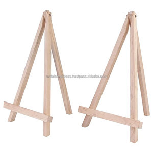 Mini chevalet de bureau personnalisé pliable en bois couleur art toile et chevalet présentoir décoratif chevalet trépied - Product Image 4