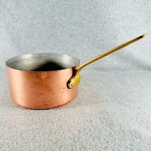 Sartén de cobre martillado a mano de alta calidad con mango de acero inoxidable, utensilios de cocina clásicos. - Product Image 2