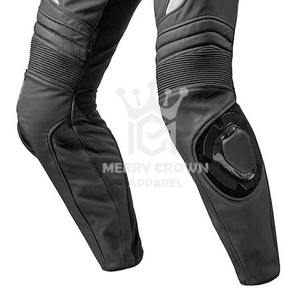 Pantalon de moto pour homme en cuir et toile de haute qualité 100%, service personnalisé OEM, manches longues, imperméable et respirant - Product Image 5