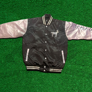 Vestes en Satin personnalisées pour hommes Baseball Satin Sports Team Jacket Whole Sale Rate 2025 Satin Jacket - Product Image 3