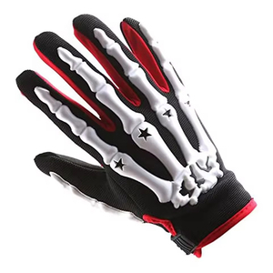Guantes de moto de cuero transpirable para hombre, guantes de carreras de cuero de vaca, guantes de motocross y Moto todoterreno - Product Image 4