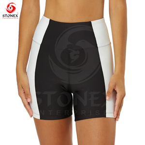 Vente en gros Shorts de yoga élastiques Lulu Shorts de fitness athlétiques personnalisés pour femmes Shorts de yoga en vrac - Product Image 6