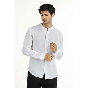 <b>Men's</b> Casual <b>Shirts</b> Regular Fit 100% Cotton Poplin Breathable Striped Pattern Size XL ODM Supply - Product Image 1