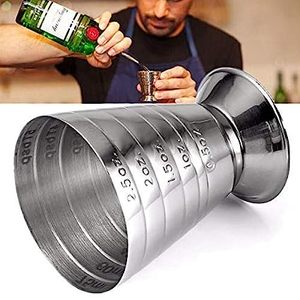 Meilleure vente Peg Measures Bar Cocktail Jigger Shot Glass Metal Measure Cup Tool Shot Ounce Jigger Bar Mix Cockta - Product Image 1
